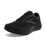 Brooks Men's Ghost 16 Sneaker, Black Ebony, 12 UK