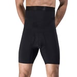 Urstory1 Men's Body Shaper Pants, Men Girdle Pants, Men Training Shorts Running Gym Clothing Hot Sweat High Waist Briefs Shapewear Pants