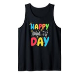 Happy First Day Back to School Funny School Teacher Life Tank Top
