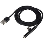 DTJ ADT 1m Type-C Male + USB to 3.5mm Female Cloth Earphone Audio Adapter Cable(Black) (Color : Black)