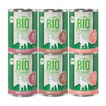zooplus Bio Grain Free Ekologiskt blandpack - 6 x 400 g