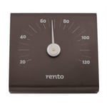 Rento bastu-termometer i Aluminium Grafit-grå
