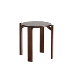 HAY - Rey Stool REY22, Umber water-based lacquered beech - Sittpallar - Bruno Rey - Brun - Trä