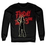 Hybris Friday The 13th - Jason Voorhees Sweatshirt (Black,M)