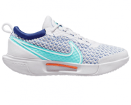 Nike NIKE Zoom Court Pro White/Turquoise AllCourt Mens (47)