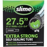 Slime 30077 Bike Inner Tube with Slime Puncture Sealant, Self Sealing, Prevent and Repair, Schrader Valve, 50/60-584mm (27.5 (650b) x 2.0-2.4)