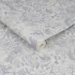 Graham Brown Sublime Evie Cool Blue Silver Glitter Textured Wallpaper Rolls