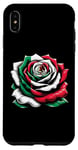 Coque pour iPhone XS Max Rose Drapeau Mexicain Fleur Mexique Patriotique