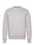 Micro Logo Repreve Sweatshirt Tops Sweat-shirts & Hoodies Sweat-shirts Silver Calvin Klein