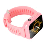 (Pink)Children Smart Watch Calendar Pedometer 1.54in Kids Smart Phone Watch