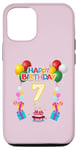 iPhone 13 Pro Seven 7yr 7th Birthday Happy Boys Girls 7 Years Old Party Case