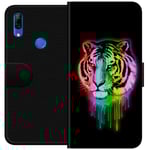 Huawei P Smart Z Plånboksfodral Neon Tiger