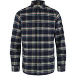 Fjällräven Fjällräven Övik Heavy Flannel Shirt M - Dark Navy-buckwheat Brown - Herr - XXL- Naturkompaniet