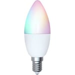 Airam SmartHome -ljuslampa, E14, opal, 470 lm, RGBW, WiFi