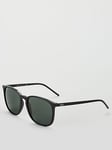 Ray-Ban Wayfarer 0RB4387 Sunglasses - Black, Black/Green, Men
