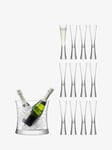 LSA Moya Grand Serving Set Clear| 1 Unit | Mouthblown & Handmade Glass | MV26