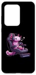 Galaxy S20 Ultra Axolotl Popcorn Animal Gaming Controller Headset Gamer Case