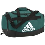 adidas Defender 4 Small Duffel Bag, Team Dark Green, One Size