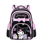 Sanrio Cartoon Tryckt Ryggsäck Casual Ryggsäck Poster Lätt Stor Kapacitet Resa Laptop Ryggsäck Kuromi L