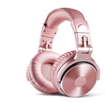 pc gaming headset SFBBBO Over Ear Headphones Headphone Wired Monitor Music Gaming Headset Earphone For Phone Computer PC With Mic Rose-Gold
