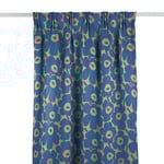 Marimekko Pieni Unikko Blå/Natur Gardinlängd