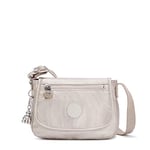 Kipling Sabian Mini Crossbody Bag-Small Cross Body Purse, Metallic Glow, 7.75" L x 5.75" H x 3.5" D, Sabian Mini Crossbody Bag - Small Cross Body Purse