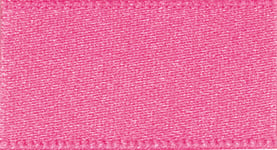 Berisfords Coloured Double Satin Ribbon - Ideal for Hair, Crafts and Gifts - Hot Pink - 50mm Wide x 5 Metre