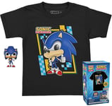 Figurine Funko Pop - Sonic Le Hérisson - Sonic (Pocket) - T-Shirt