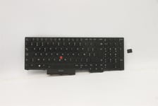 Lenovo ThinkPad P17 1 Keyboard Belgian Black Backlit 5M10Z54323