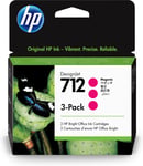 HP 3ED78A/712 Ink cartridge magenta multi pack 29ml Pack=3 for HP Desi
