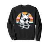 Retro Vintage Fox For Family Love Fox Animals Sweatshirt