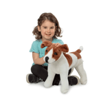 Melissa &amp; Doug Bamse Plysj - Hund Jack Russell Terrier