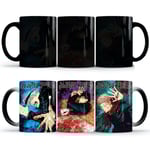 Jujutsu Kaisen färgskiftande mugg Keramisk kaffemugg Thermal tekopp Nyhetspresent