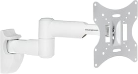 Proper Swing Arm Wall TV Bracket for 28/32 and 42-Inch LED or LCD TV White