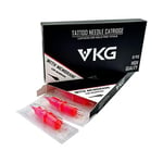 VGK USA- 7 ROUND LINER (0.20mm) - Vikin Sterile Disposable Tattoo Cartridges - 10 pcs.