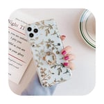 Surprise S Electroplated Leaf Glitter Phone Case For Iphone 11 Pro Max Xr Xs Max 7 8 6 6S Plus X Matte Soft Imd Stand Back Cover-Stand E-For Iphone 7 Or 8