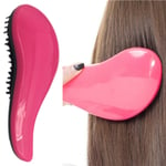 Handle Tangle Shower Magic Detangling Hair Brush Comb Salon Styl Pink With Dot