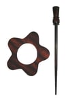 KnitPro Symfonie Wood Garnet Shawl Pin/ Stick, Rose