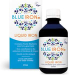 Blueiron Liquid Iron Supplement with Nordic Blueberries + Vitamin C, Vitamin B12