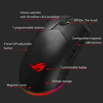 ASUS Optical Gaming Mouse - ROG Pugio II | Ergonomic & Truly Ambidextrous PC Gam