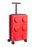 Lego® Brick 2X3 Trolley Expandable Accessories Bags Travel Bags Red Lego Bags