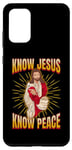 Galaxy S20+ Know Jesus, know peace. Christian faith Case