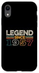 Coque pour iPhone XR Legend since 1957 Original Vintage Birthday Est legend