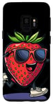 Galaxy S9 Cool Strawberry Costume with funny Shoes and Arms Case