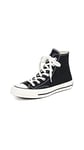 Converse Unisex Chuck 70 Classic High Top Sneaker, Black Black Black Egret 001, 6.5 UK