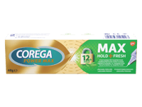 Corega Max Hold + Fresh Festekrem til tannproteser, 40 g