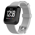 Gummiarmband Fitbit Versa/Versa 2 Grå