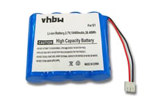 vhbw Batterie compatible avec Pure Evoke Mio Union Jack, Sensia, Verona, VL-60924 radio (10400mAh, 3,7V, Li-ion)
