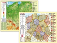 EkoGraf Skrivbordsunderlägg - Fysisk-administrativ karta Polen