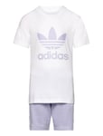 Adidas Originals Short Tee Set Lila